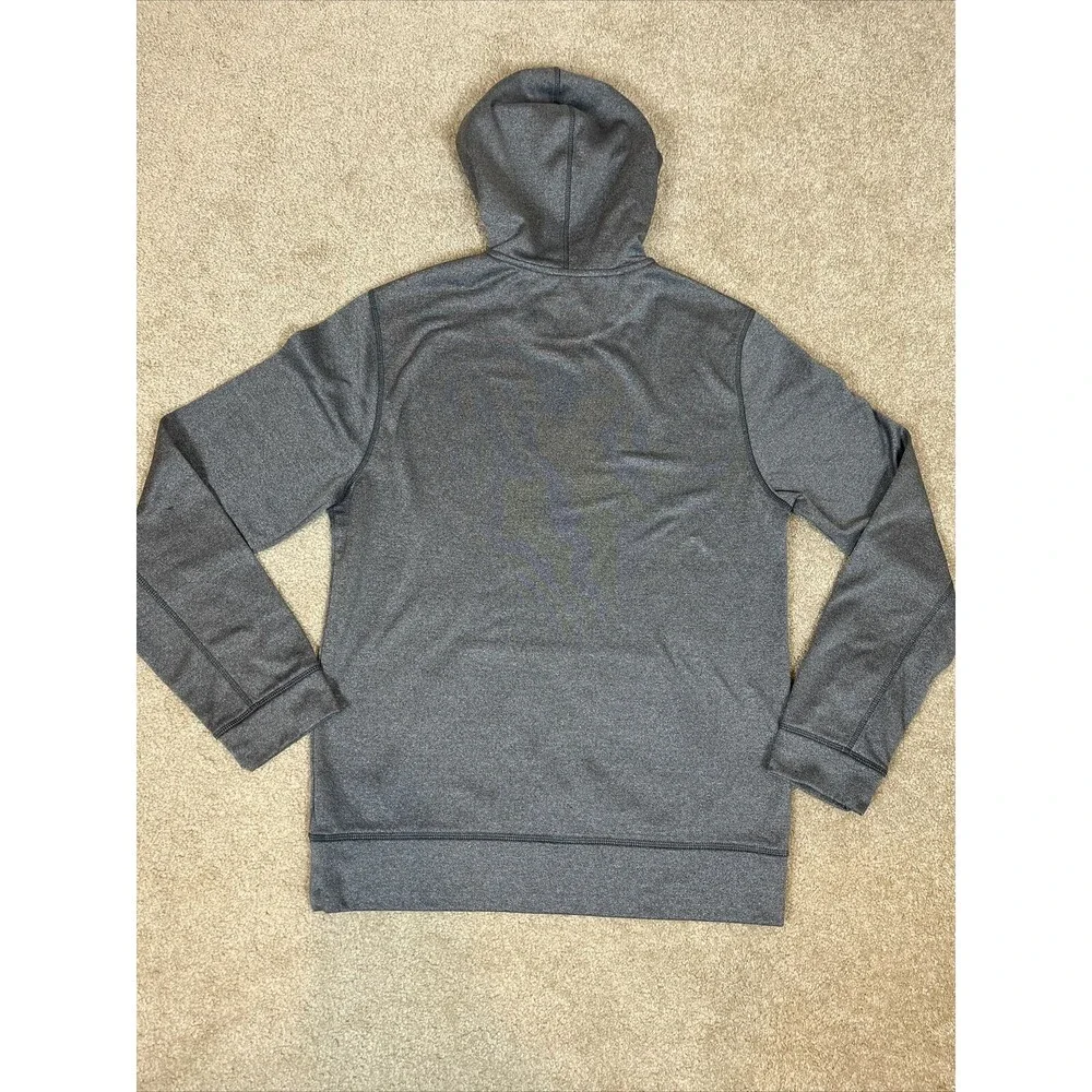 Reebok Hoodie Mens/ Teenagers Gray Printed Logo Speedwick Pull Over Jumper‎ Sz S